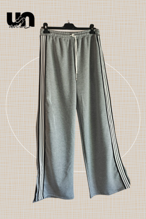 Pantalón de chándal de mujer con rayas laterales