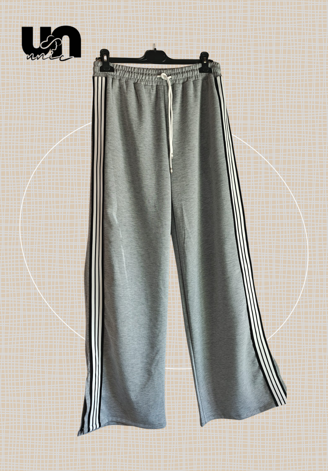 Pantalón de chándal de mujer con rayas laterales