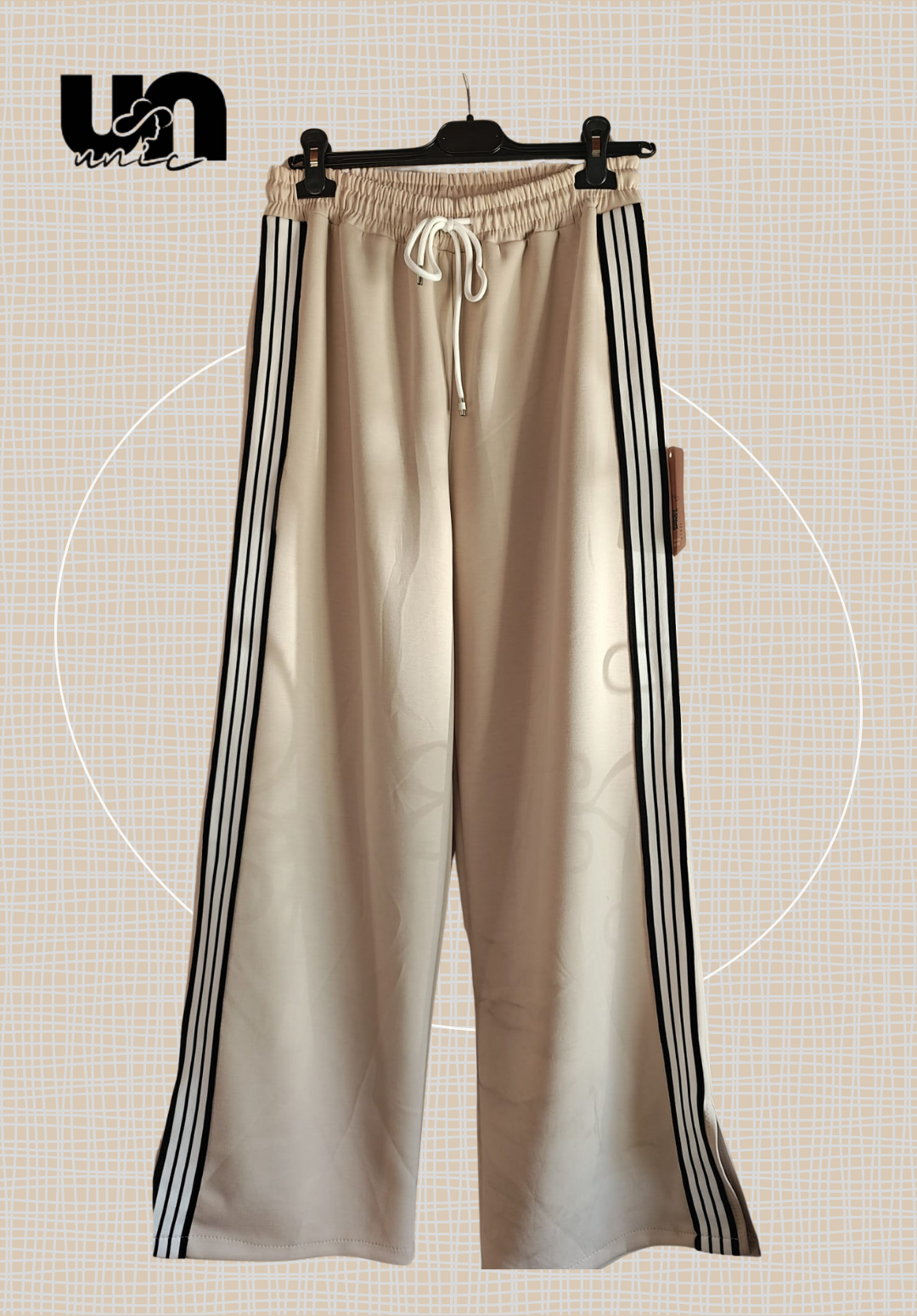 Pantalón de chándal de mujer con rayas laterales - Imagen 2