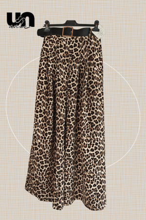 Pantalón Palazzo Animal Print