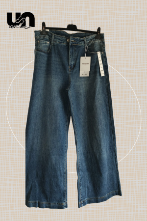 Vaquero pierna ancha