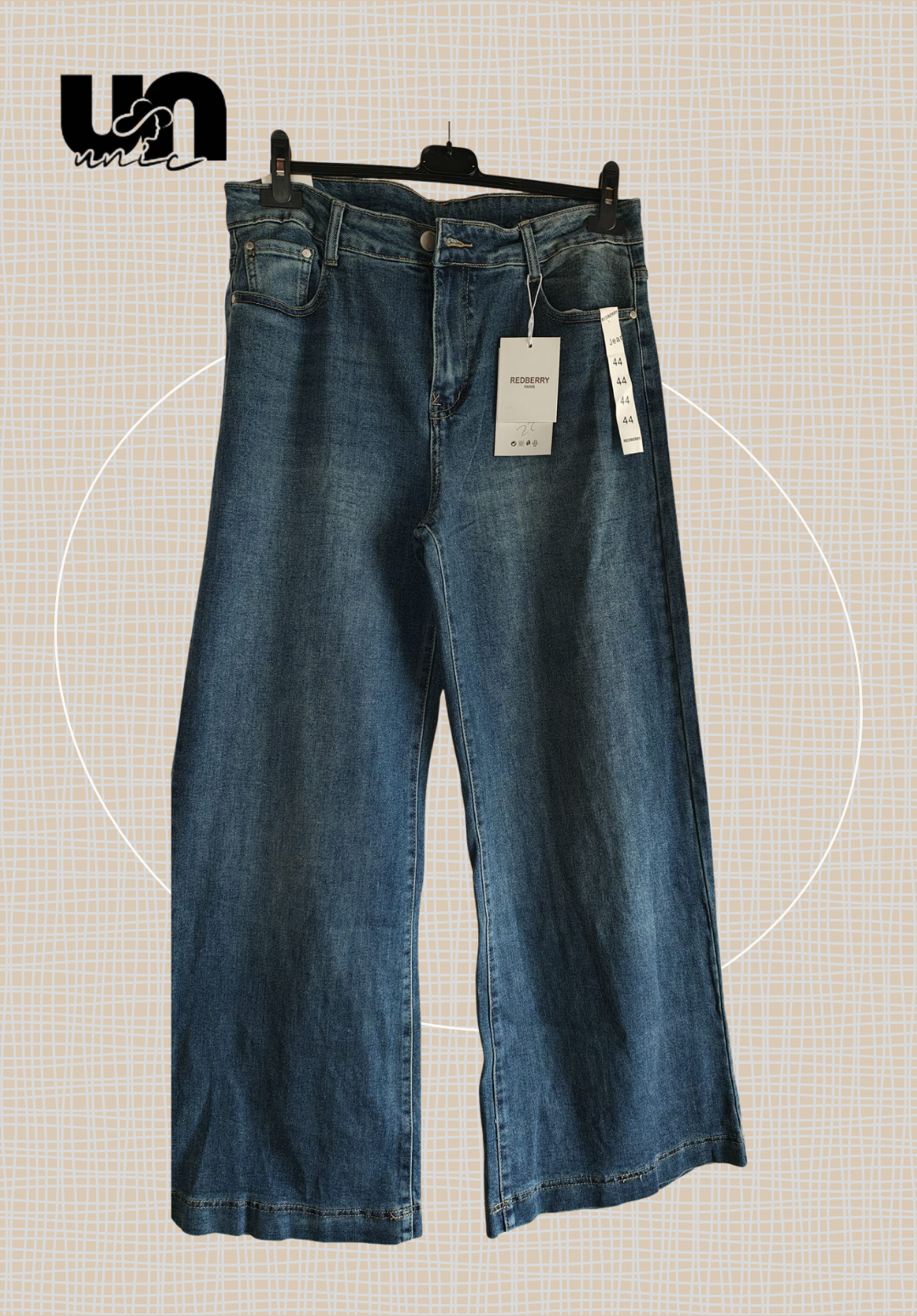 Vaquero pierna ancha