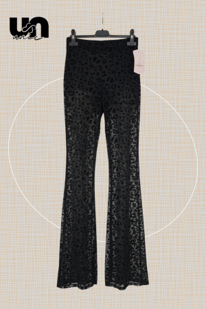 Pantalón campana animal print